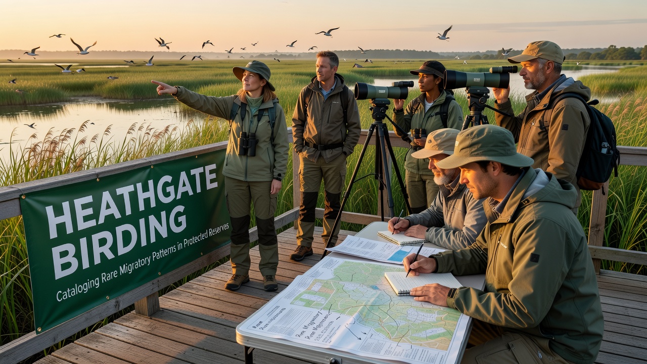 Heathgate Birdwatchers Track Shifts in Rare Migration Routes Across Protected Reserves